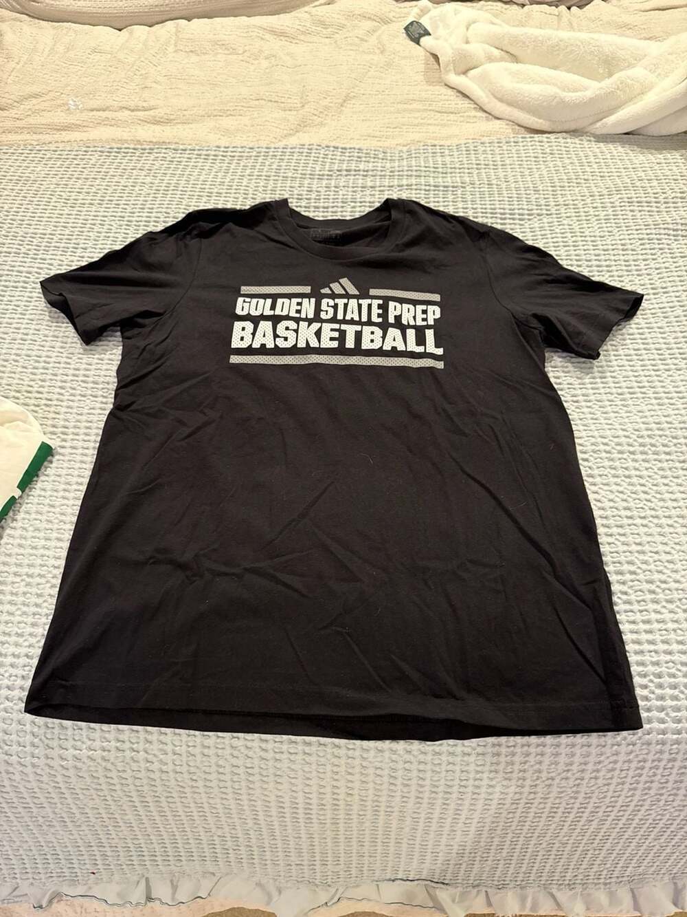 Adidas Golden State Prep Basketball Graphic T-Shirt Black Size L (45)